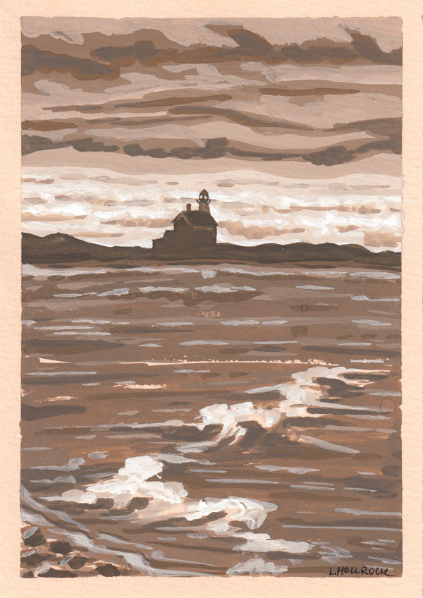 Block Island North Lighthouse I - Original Painting