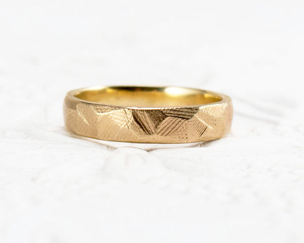 handmade men's wedding band