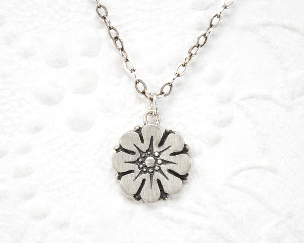 Daisy Necklace - Sterling Silver