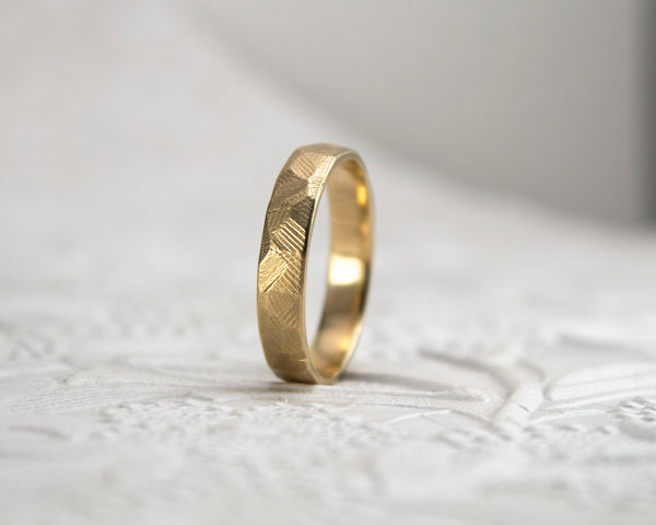 handmade men's wedding band 5mm