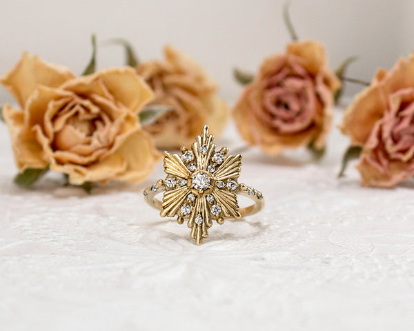 Celestial Star Ring Handmade artisan jewelry