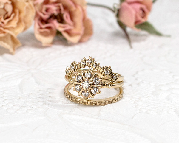 vintage style engagement rings
