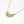 dainty 14k gold necklace, with five diamonds