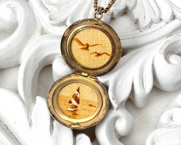 Vintage Locket & Setting Sail