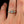 Handcrafted, three stone engagement ring
