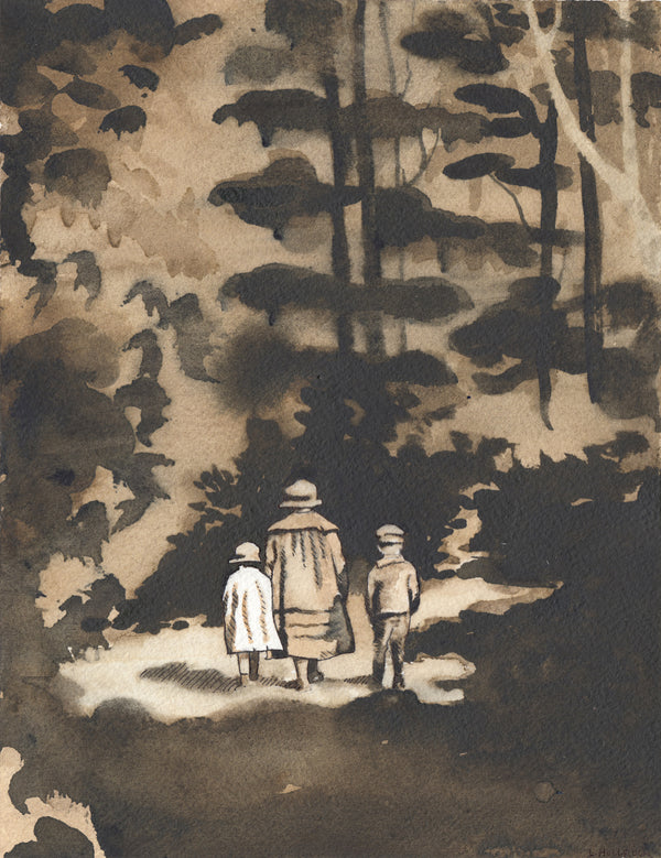 Walk in the Woods Study - Original Painting