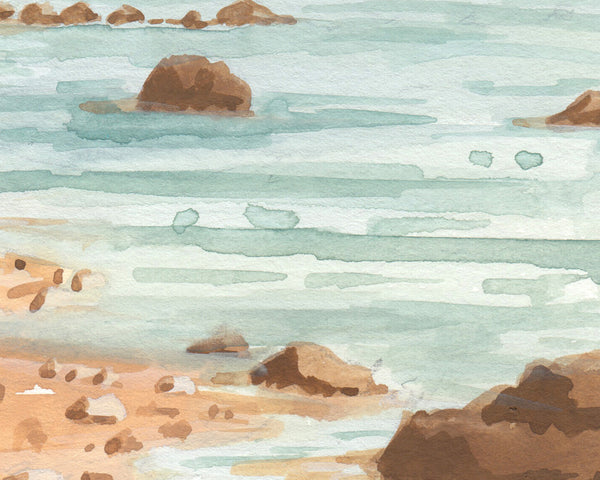 Original beach artwork for sale, detail