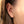 handmade 14k gold and diamond ear cuff