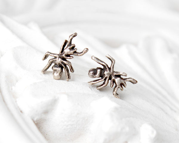 sterling silver ant stud earrings