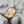 Vintage locket rectangle with bird painting
