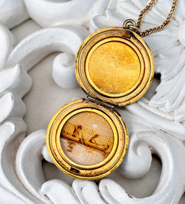 Vintage Locket & Canoe