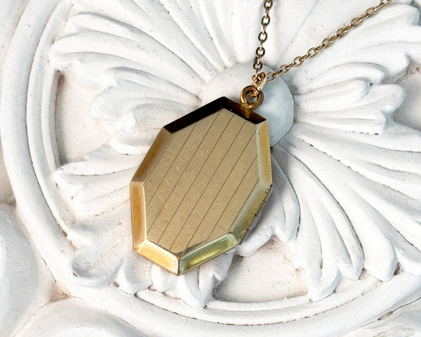 Vintage locket gold filled