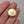 Small, round vintage locket with dog