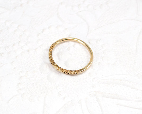 unique wedding ring in gold