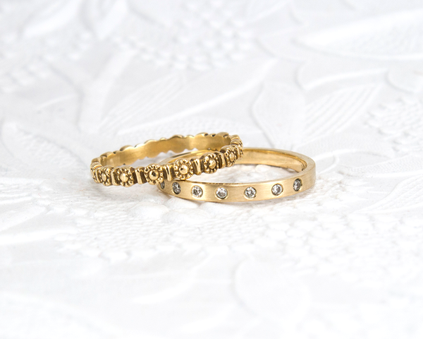handmade gold wedding rings