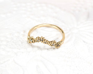unique contour wedding ring