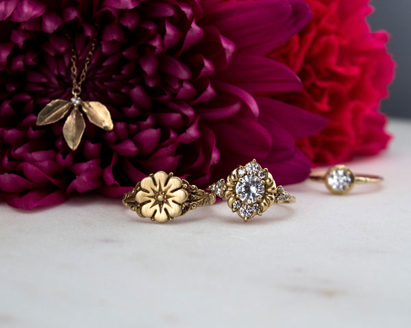 Antique-inspired rings