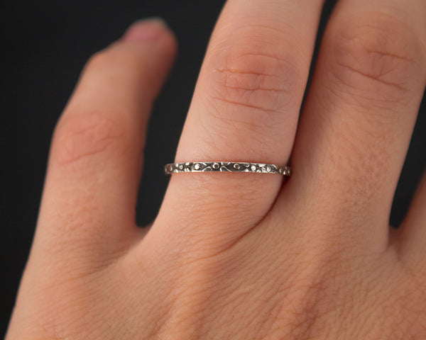 Stepping Stones Ring - Sterling Silver